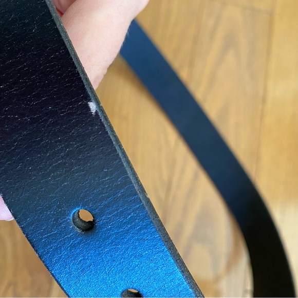 American Eagle Black Leather Belt - Picture 3 of 3